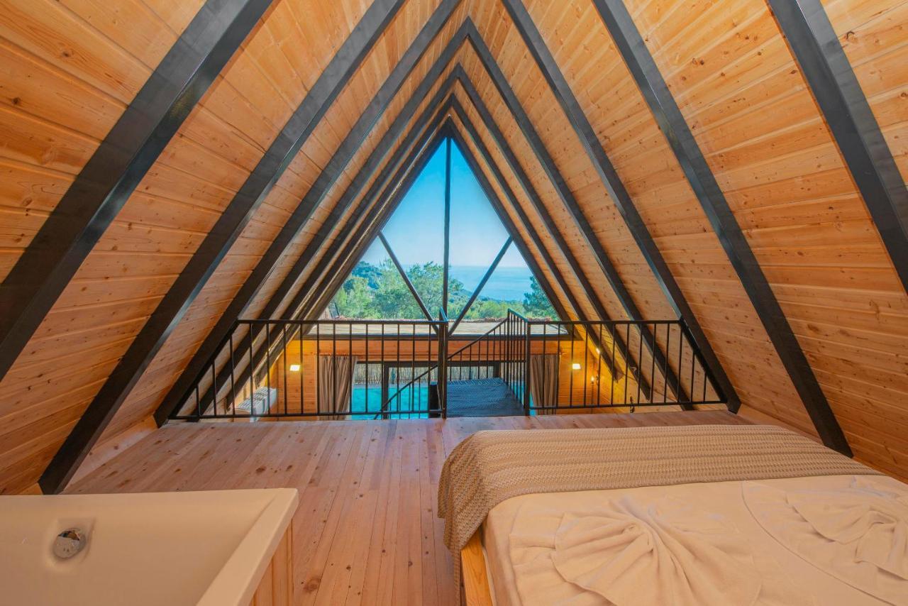 Вилла Sea Hill Faralya Фетхие Экстерьер фото